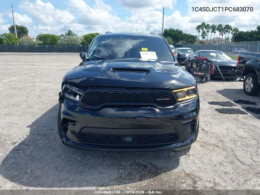 2023 Dodge Durango R/T Plus Awd VIN: 1C4SDJCT1PC683070 Lot: 40493758