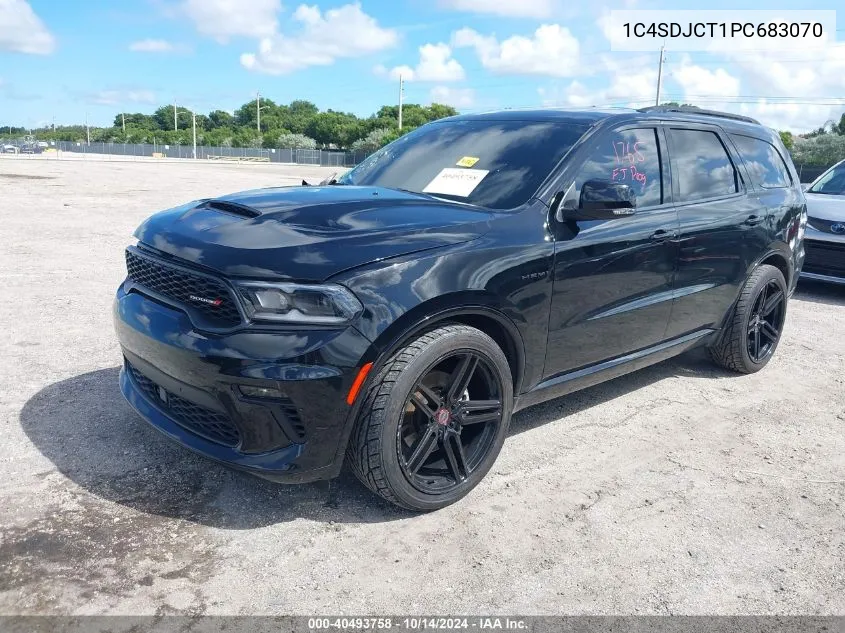 2023 Dodge Durango R/T Plus Awd VIN: 1C4SDJCT1PC683070 Lot: 40493758