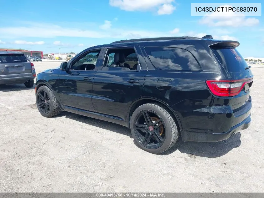 2023 Dodge Durango R/T Plus Awd VIN: 1C4SDJCT1PC683070 Lot: 40493758