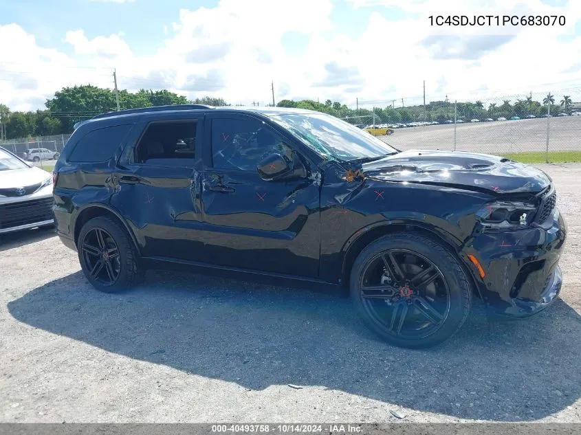 2023 Dodge Durango R/T Plus Awd VIN: 1C4SDJCT1PC683070 Lot: 40493758