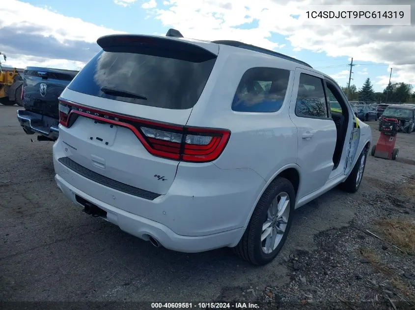 2023 Dodge Durango R/T Plus Awd VIN: 1C4SDJCT9PC614319 Lot: 40609581