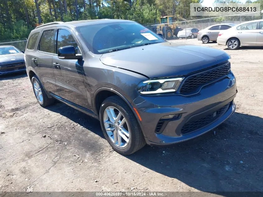 2023 Dodge Durango Gt Plus Awd VIN: 1C4RDJDG8PC688413 Lot: 40620597