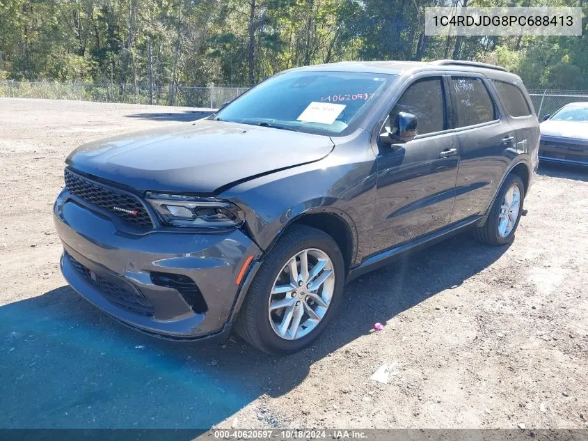 2023 Dodge Durango Gt Plus Awd VIN: 1C4RDJDG8PC688413 Lot: 40620597