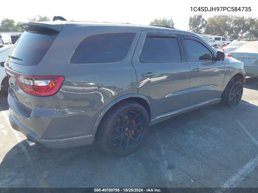 2023 Dodge Durango Srt Hellcat Premium Awd VIN: 1C4SDJH97PC584735 Lot: 40700795