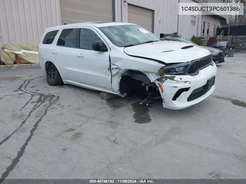 2023 Dodge Durango Hemi Orange Awd VIN: 1C4SDJCT3PC601386 Lot: 40746162