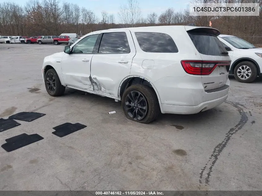 2023 Dodge Durango Hemi Orange Awd VIN: 1C4SDJCT3PC601386 Lot: 40746162