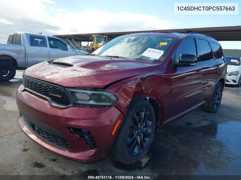 1C4SDHCT0PC557663 2023 Dodge Durango R/T Plus Rwd