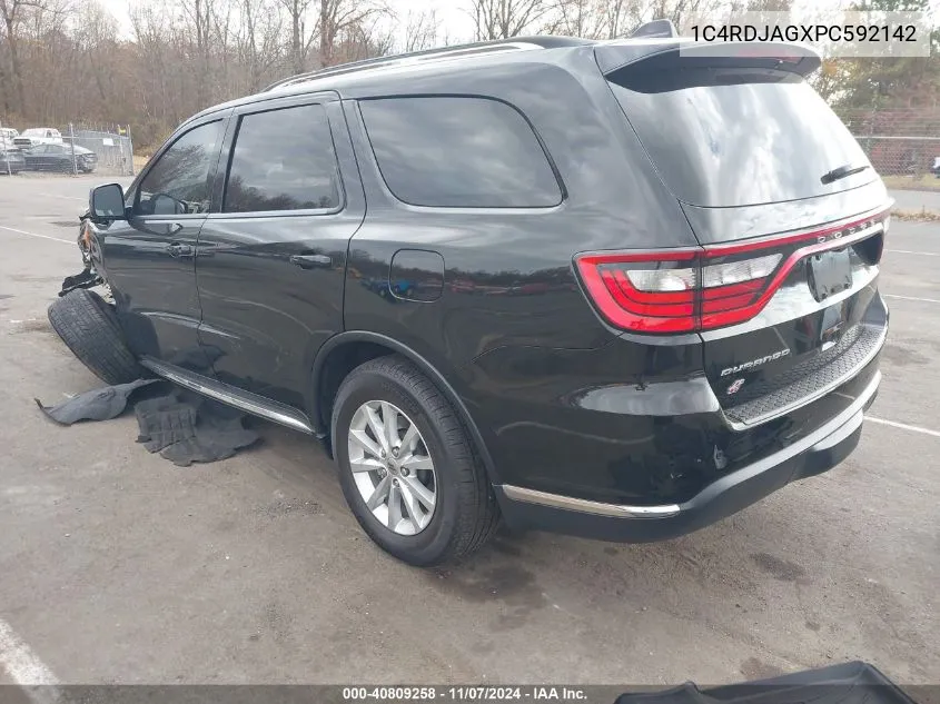 2023 Dodge Durango Sxt Launch Edition Awd VIN: 1C4RDJAGXPC592142 Lot: 40809258