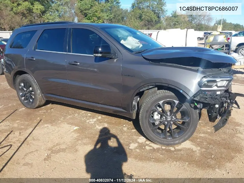 1C4SDHCT8PC686007 2023 Dodge Durango R/T Plus Rwd