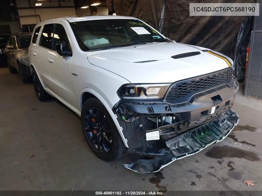 2023 Dodge Durango Hemi Orange Awd VIN: 1C4SDJCT6PC568190 Lot: 40901182