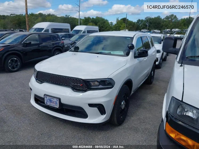 2024 Dodge Durango Pursuit Awd VIN: 1C4RDJFG6RC246570 Lot: 40284688