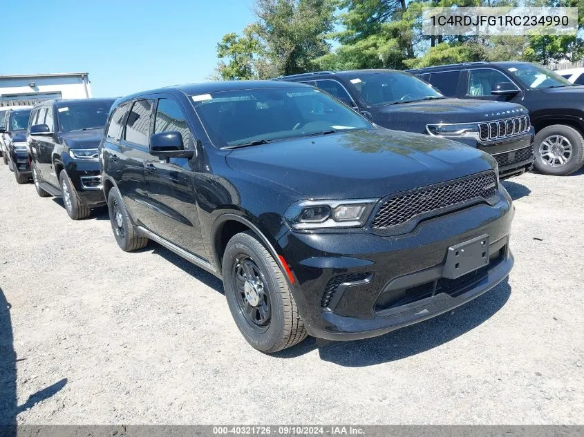 2024 Dodge Durango Pursuit Awd VIN: 1C4RDJFG1RC234990 Lot: 40321726