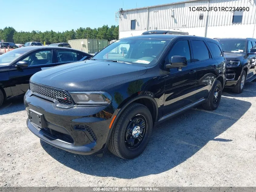 2024 Dodge Durango Pursuit Awd VIN: 1C4RDJFG1RC234990 Lot: 40321726