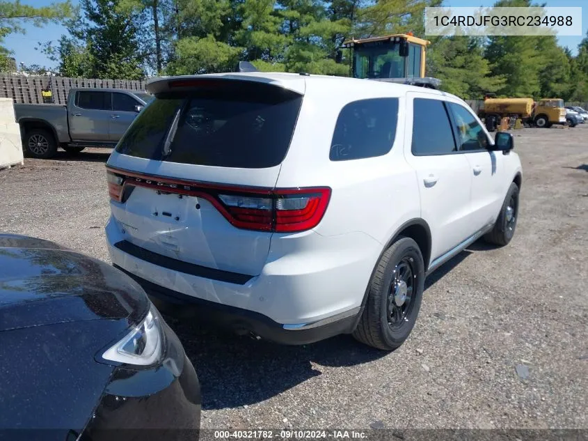 2024 Dodge Durango Pursuit Awd VIN: 1C4RDJFG3RC234988 Lot: 40321782