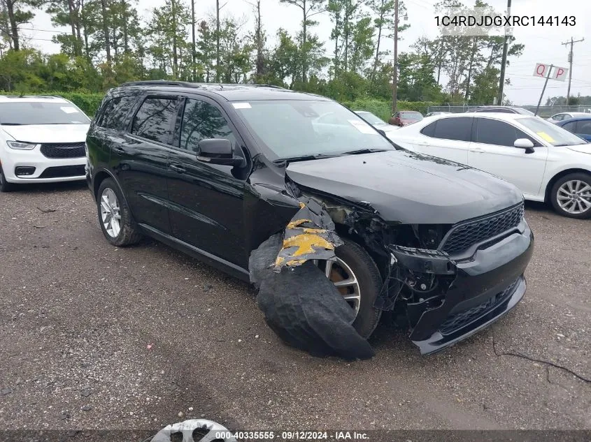 1C4RDJDGXRC144143 2024 Dodge Durango Gt