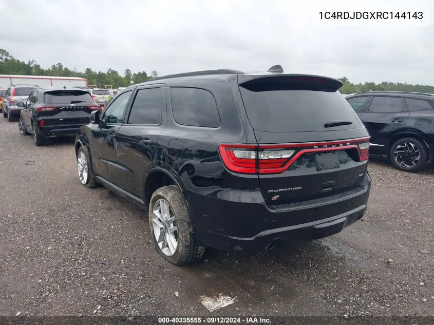 1C4RDJDGXRC144143 2024 Dodge Durango Gt