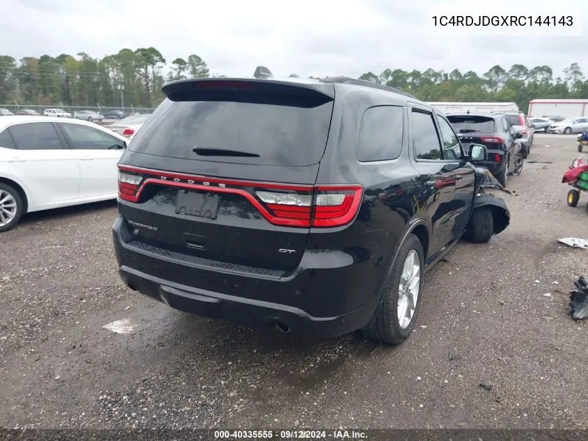 1C4RDJDGXRC144143 2024 Dodge Durango Gt