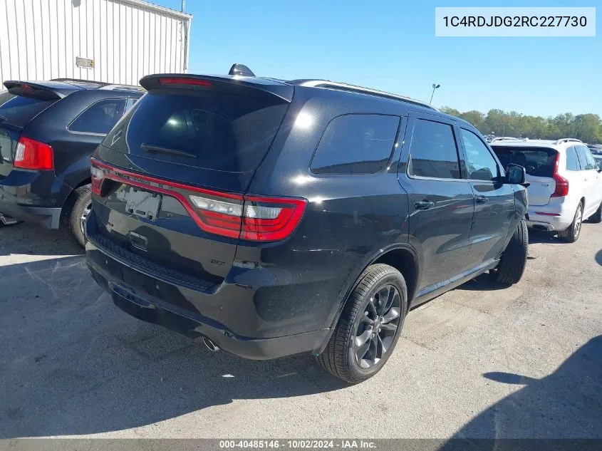 1C4RDJDG2RC227730 2024 Dodge Durango Gt