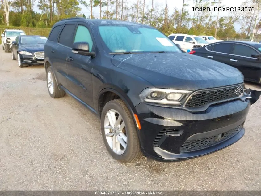 2024 Dodge Durango Gt Plus VIN: 1C4RDJDGXRC133076 Lot: 40727557