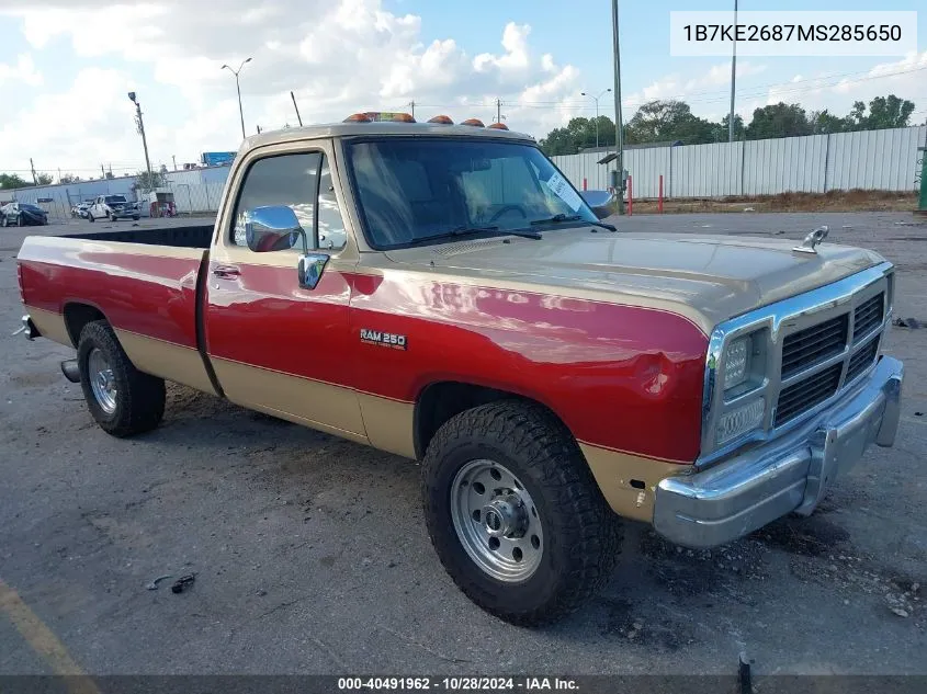 1B7KE2687MS285650 1991 Dodge D-Series D200/D250