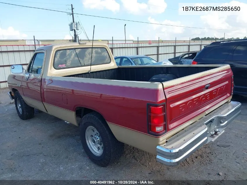 1B7KE2687MS285650 1991 Dodge D-Series D200/D250