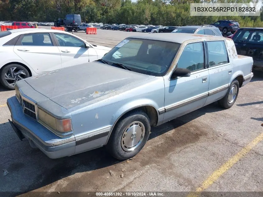 1993 Dodge Dynasty Le VIN: 1B3XC56R2PD182832 Lot: 40551392