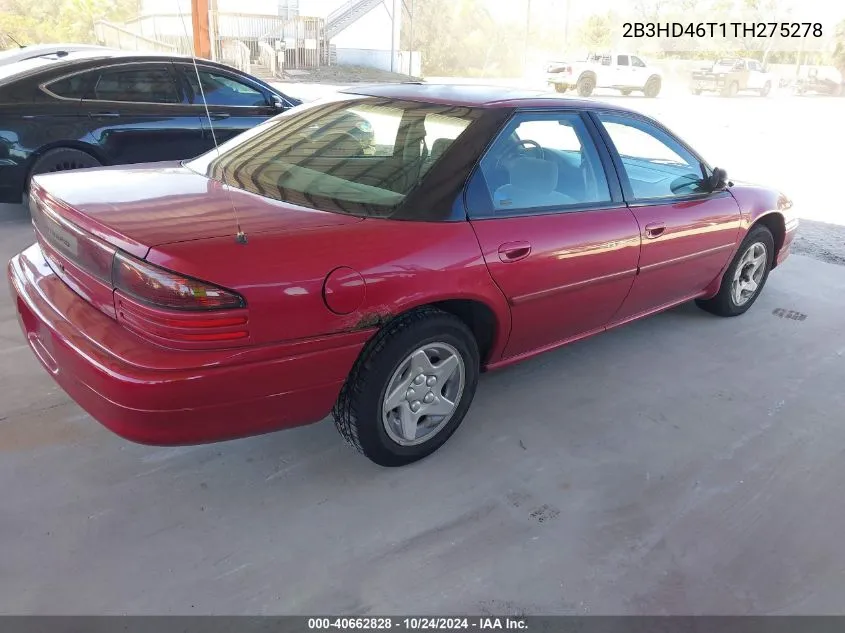 1996 Dodge Intrepid VIN: 2B3HD46T1TH275278 Lot: 40662828