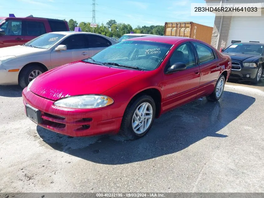 1999 Dodge Intrepid VIN: 2B3HD46R2XH641033 Lot: 40232195