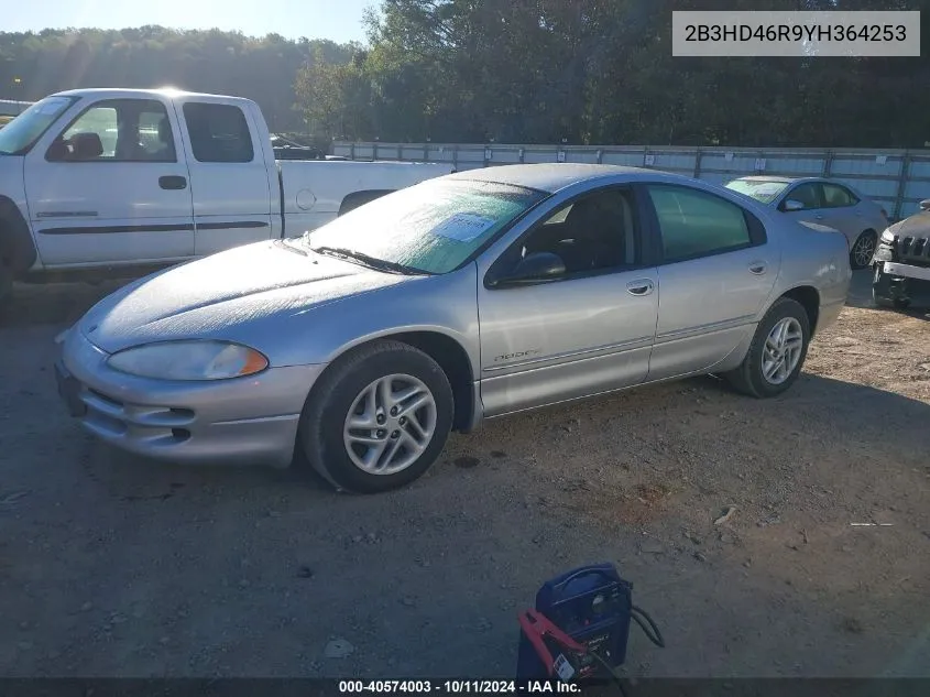 2000 Dodge Intrepid VIN: 2B3HD46R9YH364253 Lot: 40574003