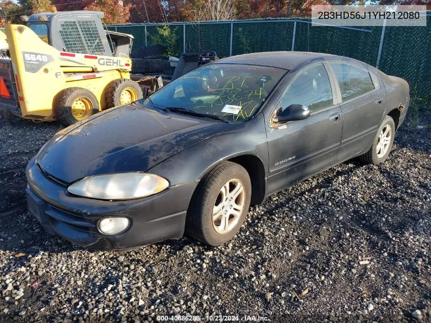 2000 Dodge Intrepid Es VIN: 2B3HD56J1YH212080 Lot: 40686288