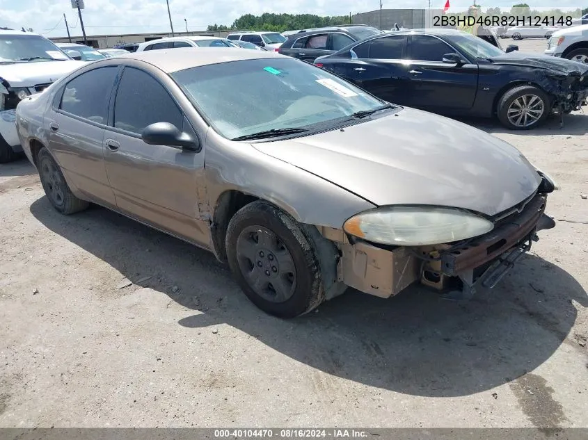 2002 Dodge Intrepid Se VIN: 2B3HD46R82H124148 Lot: 40104470