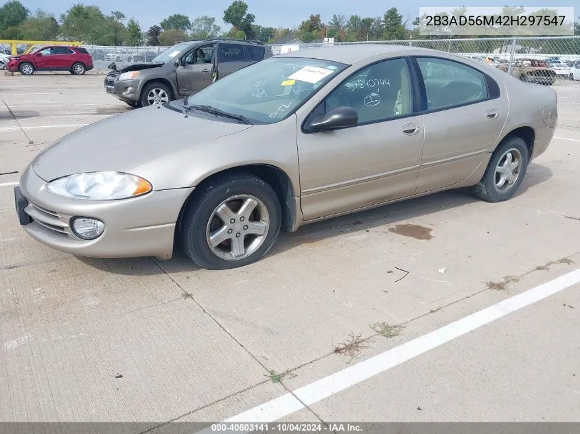 2002 Dodge Intrepid Es/Sxt VIN: 2B3AD56M42H297547 Lot: 40503141