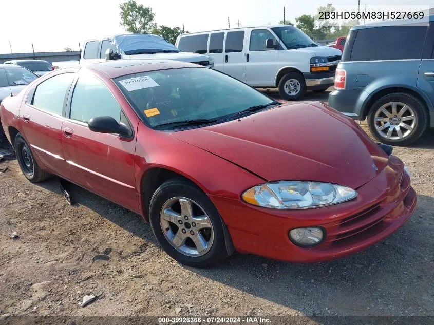 2003 Dodge Intrepid Es/Sxt VIN: 2B3HD56M83H527669 Lot: 39926366