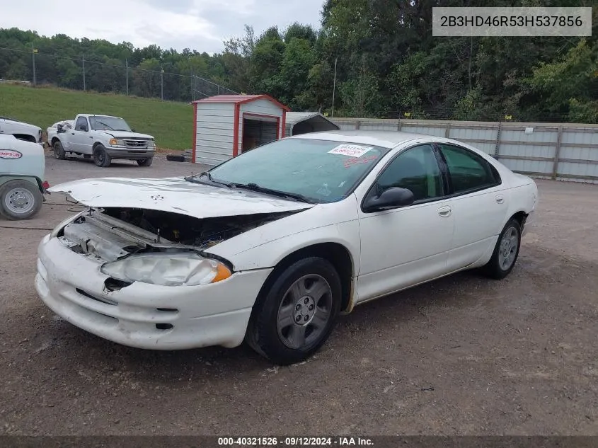 2B3HD46R53H537856 2003 Dodge Intrepid Se