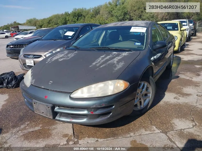 2003 Dodge Intrepid Se VIN: 2B3HD46R03H561207 Lot: 40641105