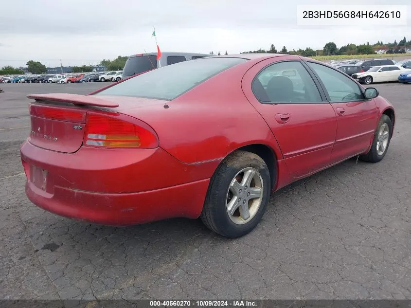 2004 Dodge Intrepid Es/Sxt VIN: 2B3HD56G84H642610 Lot: 40560270