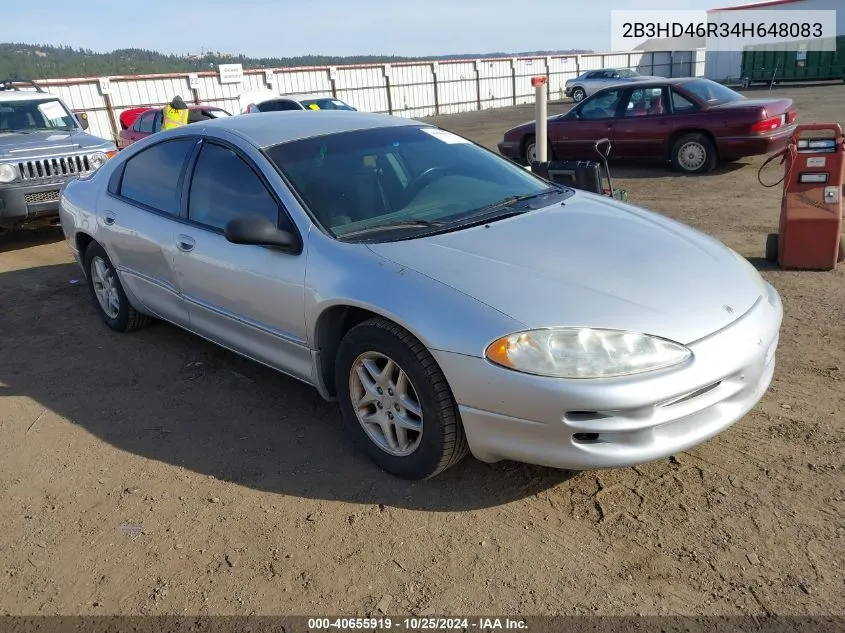 2004 Dodge Intrepid Se VIN: 2B3HD46R34H648083 Lot: 40655919