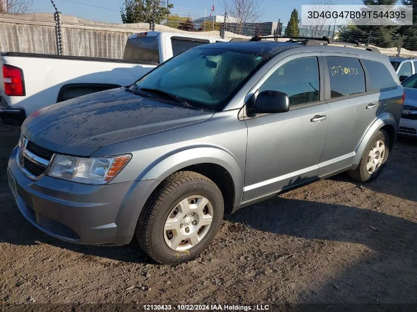 2009 Dodge Journey Se VIN: 3D4GG47B09T544395 Lot: 12130433