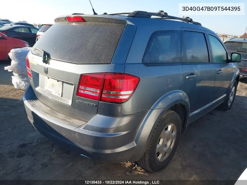 3D4GG47B09T544395 2009 Dodge Journey Se