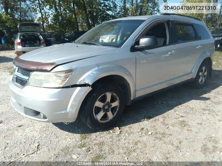 2009 Dodge Journey Se VIN: 3D4GG47B69T221310 Lot: 12130480