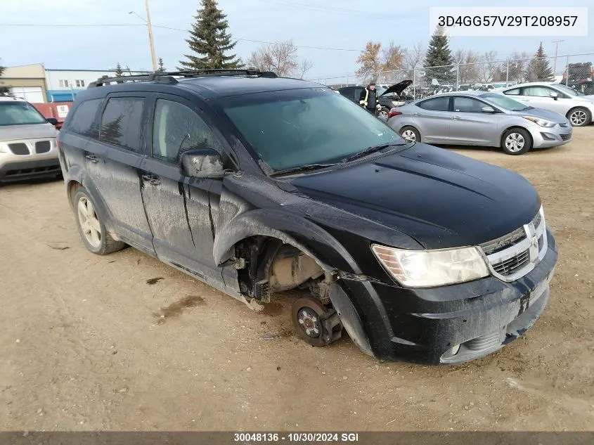 2009 Dodge Journey Sxt VIN: 3D4GG57V29T208957 Lot: 30048136