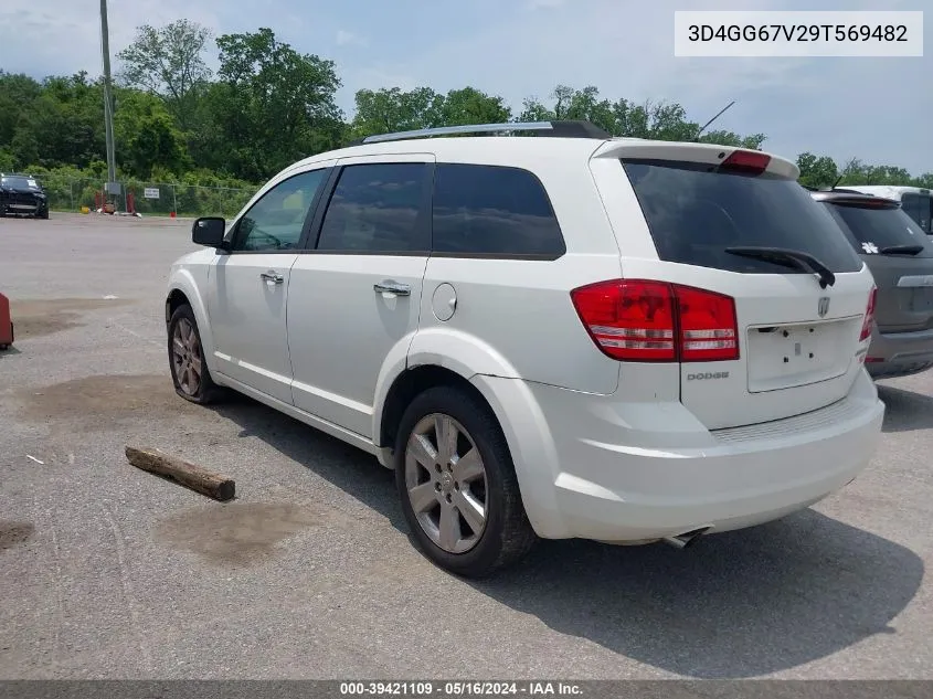 3D4GG67V29T569482 2009 Dodge Journey R/T