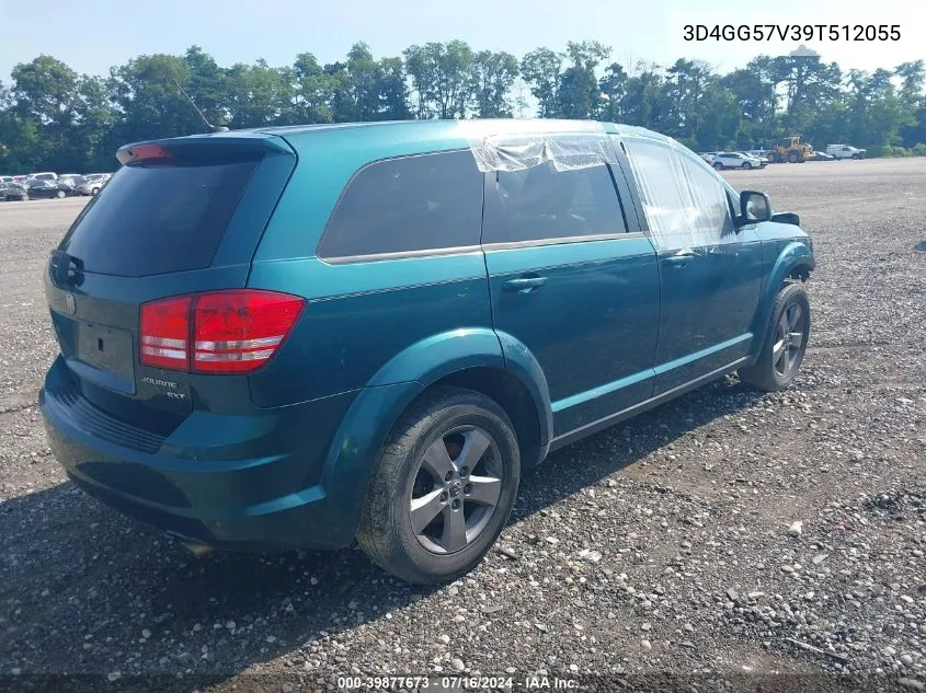 2009 Dodge Journey Sxt VIN: 3D4GG57V39T512055 Lot: 39877673