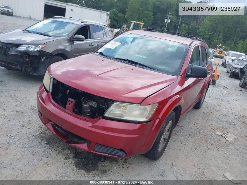 2009 Dodge Journey Sxt VIN: 3D4GG57V09T238927 Lot: 39930941