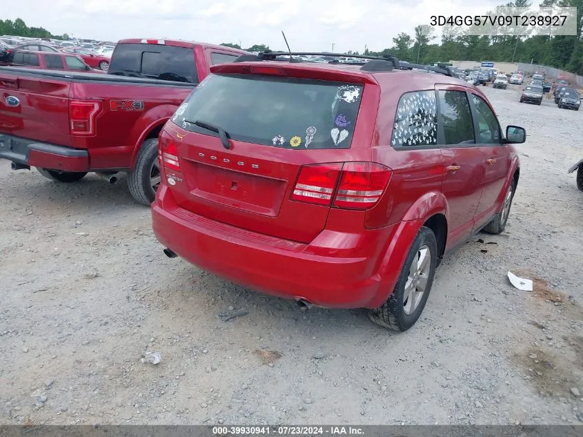 2009 Dodge Journey Sxt VIN: 3D4GG57V09T238927 Lot: 39930941