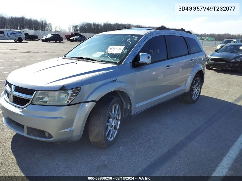 2009 Dodge Journey Sxt VIN: 3D4GG57V49T232077 Lot: 39936210