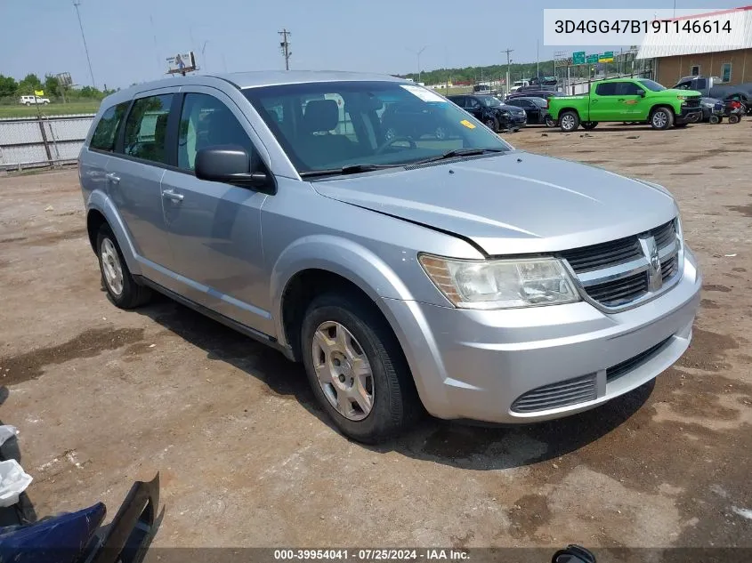 2009 Dodge Journey Se VIN: 3D4GG47B19T146614 Lot: 39954041