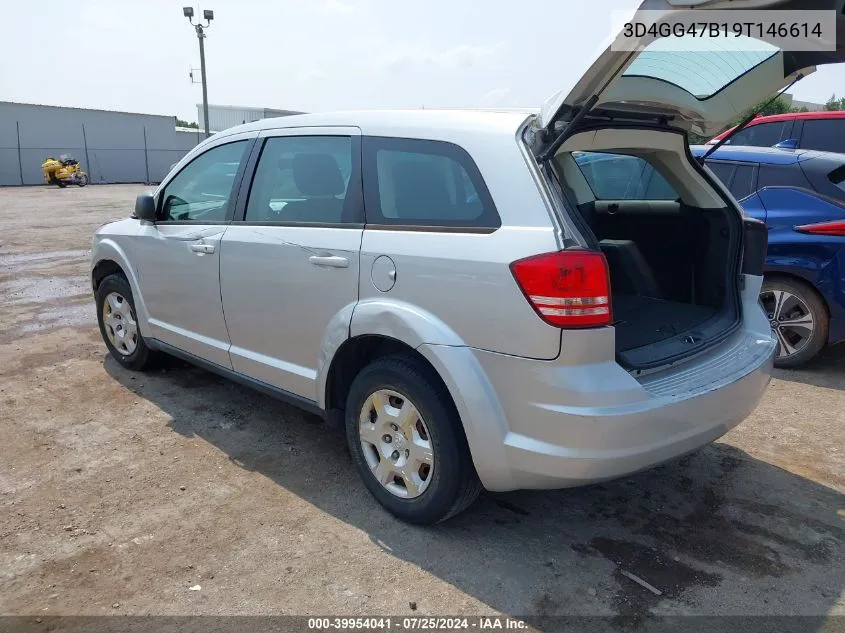 2009 Dodge Journey Se VIN: 3D4GG47B19T146614 Lot: 39954041