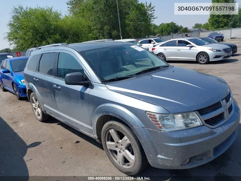 2009 Dodge Journey R/T VIN: 3D4GG67V09T557198 Lot: 40099206