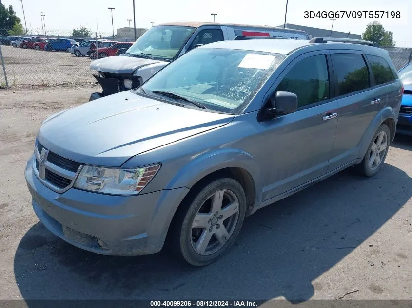 2009 Dodge Journey R/T VIN: 3D4GG67V09T557198 Lot: 40099206